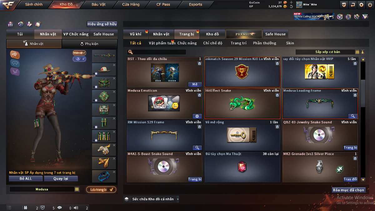 shop acc cf uy tin gia re